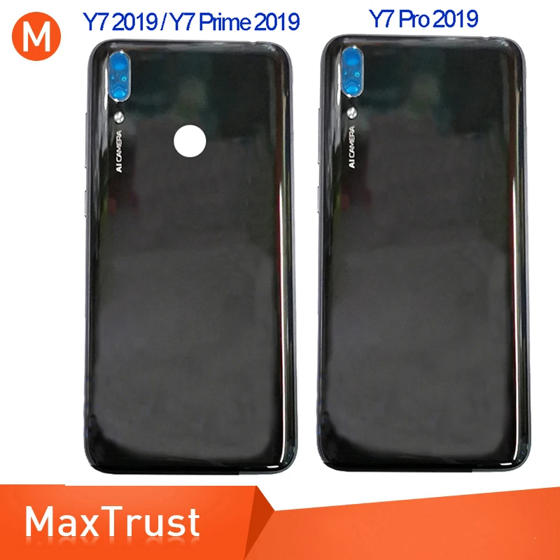Чехол для аккумулятора Huawei Y7 2019 Prime / Pro задняя дверь крышка чехол с объективом
