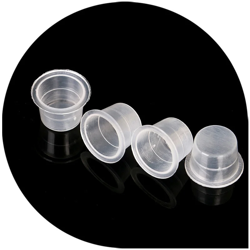 Одноразовые пластиковые микроблейдинг чернила для татуажа 100 шт. S/M/L чашки