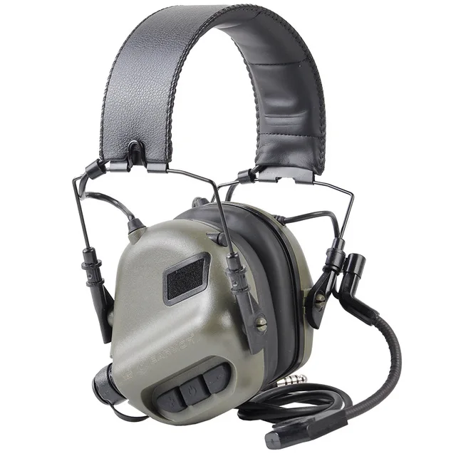 OPSMEN Earmor Airsoftsports тактические наушники M32 с шумоподавлением, наушники для военной авиационной связи - Цвет: FG