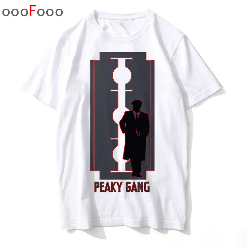 Футболка Peaky Blinders, уличная футболка, топ, футболка в стиле хип-хоп, негабаритная Мужская/женская летняя мужская футболка с круглым вырезом, модные крутые футболки
