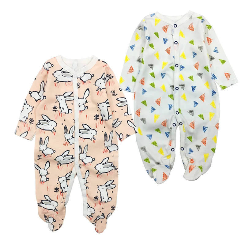 

2 Piece/Lot Newborn Baby Clothing 2019 Baby Boy Girl Romper Clothes Long Sleeve Infant Product Baby's Sets