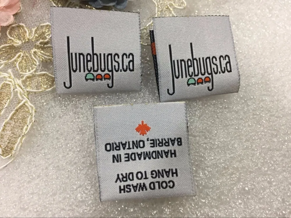 Индивидуальные(1000 шт./лот) одежды бирки/тканые этикетки/пользовательские этикетки одежды/основные этикетки/пользовательские этикетки
