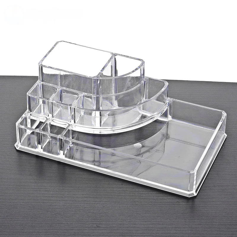 Прозрачный акриловый косметический Органайзер для ювелирных изделий ящик
