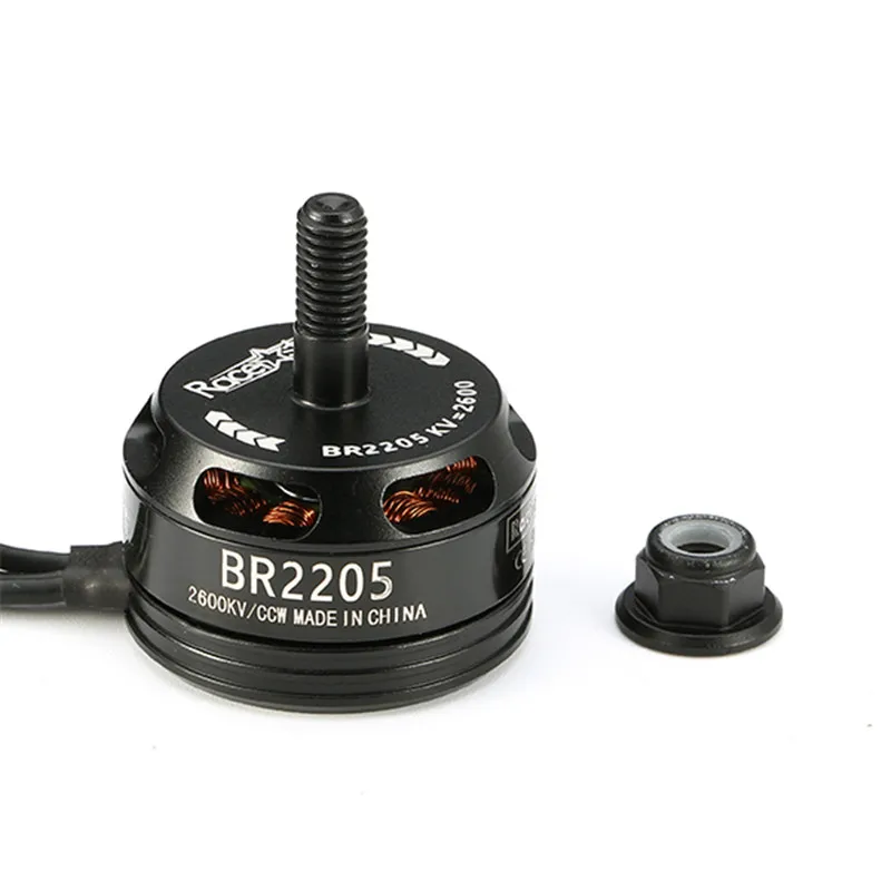 Новое поступление Racerstar Racing Edition 2205 BR2205 2600KV 2-4S бесщеточный двигатель CW/CCW черный