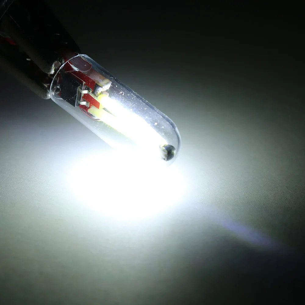 Новейший W5W Led COB стеклянный Автомобильный свет накаливания авто автомобилей