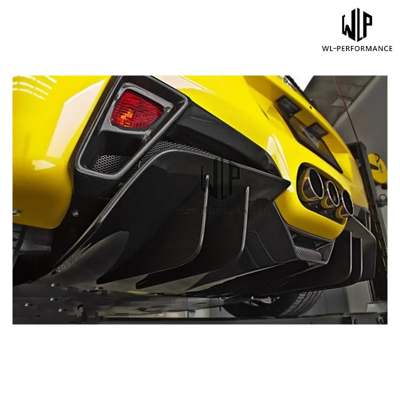 Комплект для кузова автомобиля 458 сплиттер передних губ из углеродного волокна