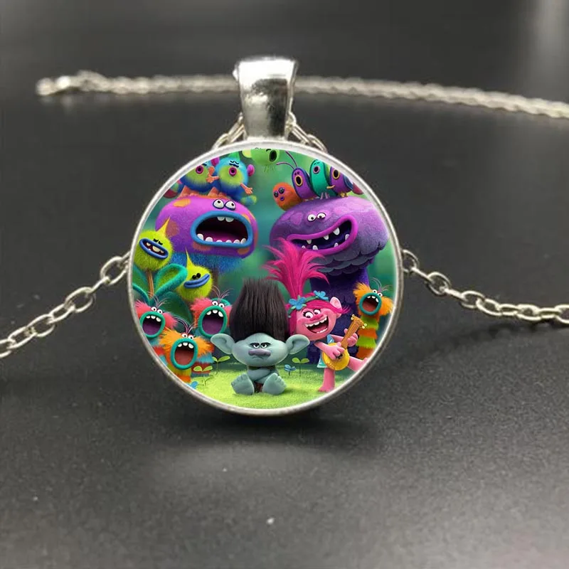 Стеклянные ожерелья из стали и бронзы в 6 стилях ювелирные изделия с изображением