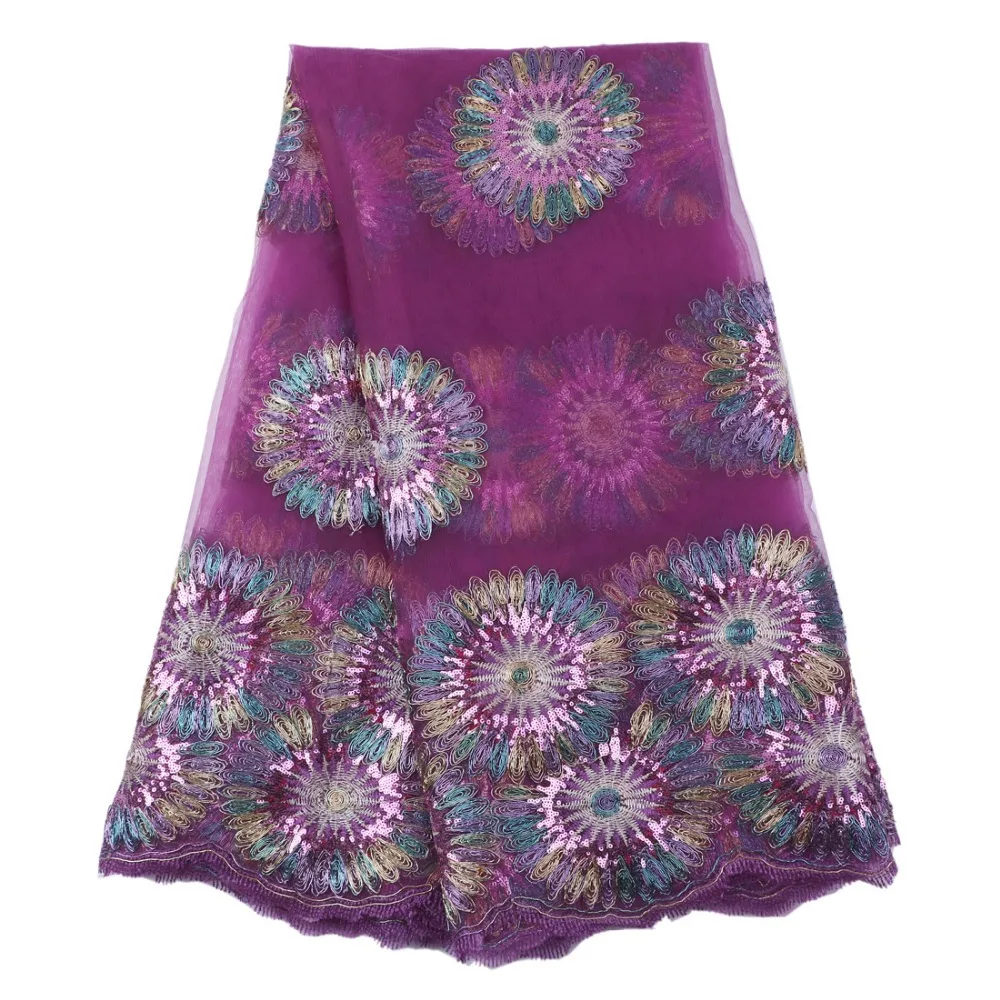 Дешевые Цены Африканский Французский шнурок ткань С Вышивкой Высокого качества