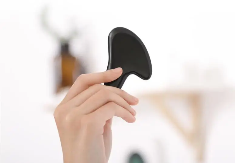 Xiaomi mijia black buffalo horn Массажная доска для лица согревающая подтяжка укрепляющая Успокаивающая Расслабляющая Косметическая скребка для лица умный дом