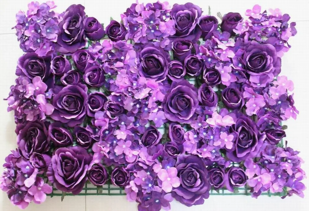 

SPR Free Shipping-purple-10pcs/lot Artificial silk rose flower wall wedding background lawn/pillar road lead market decoration