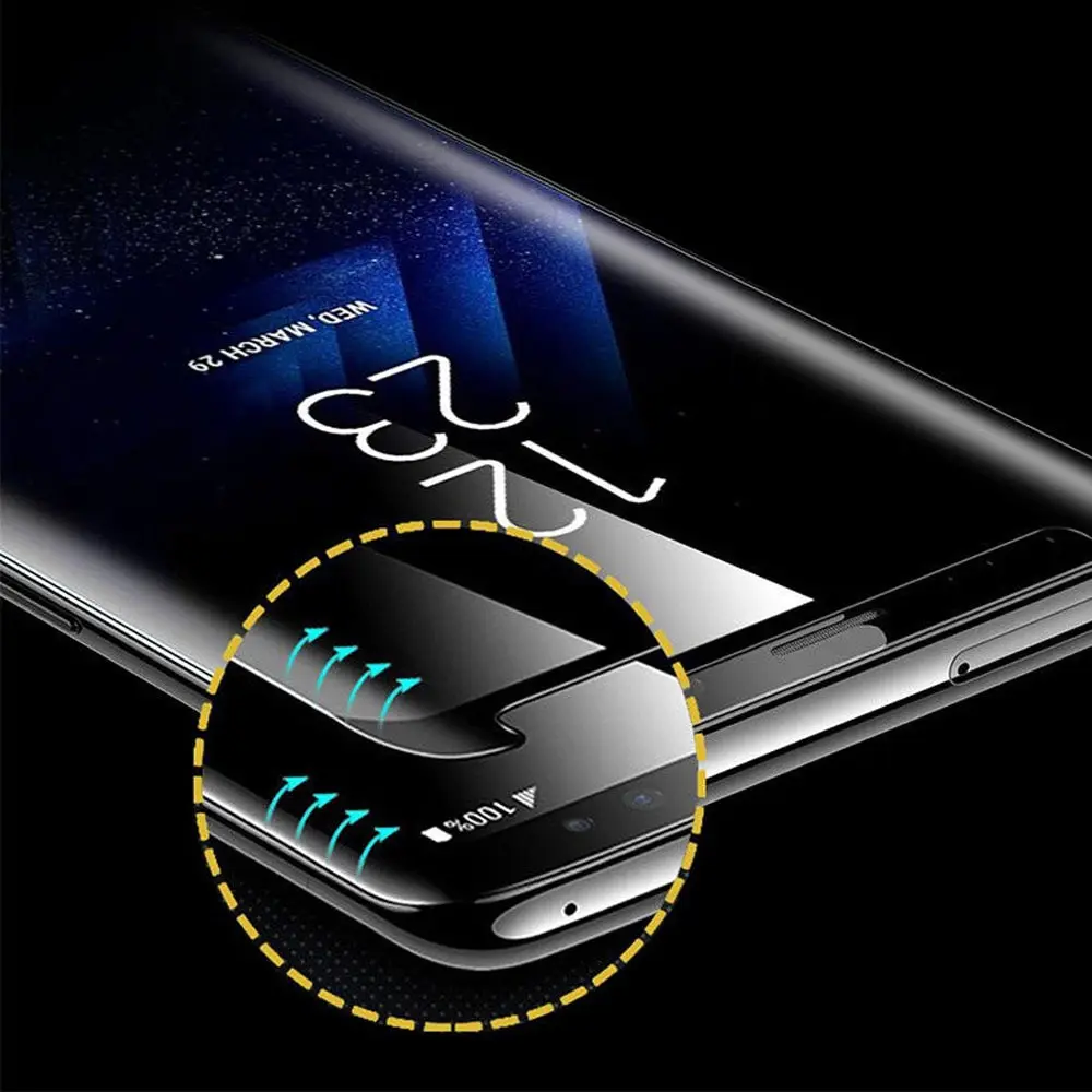 Для Samsung Galaxy S9/S9 Plus/Note 8 9 полное покрытие закаленное стекло Защита для экрана