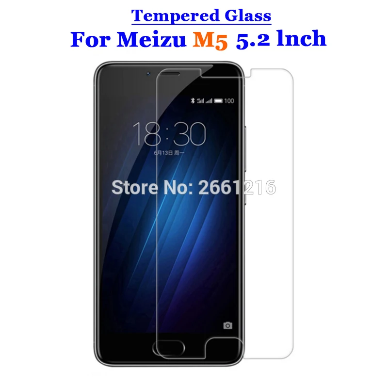 

Для Meizu M5 закаленное стекло 9H 2.5D Премиум Защитная пленка для экрана для Meizu M5/Meilan 5/Blue Charm 5 5,2"