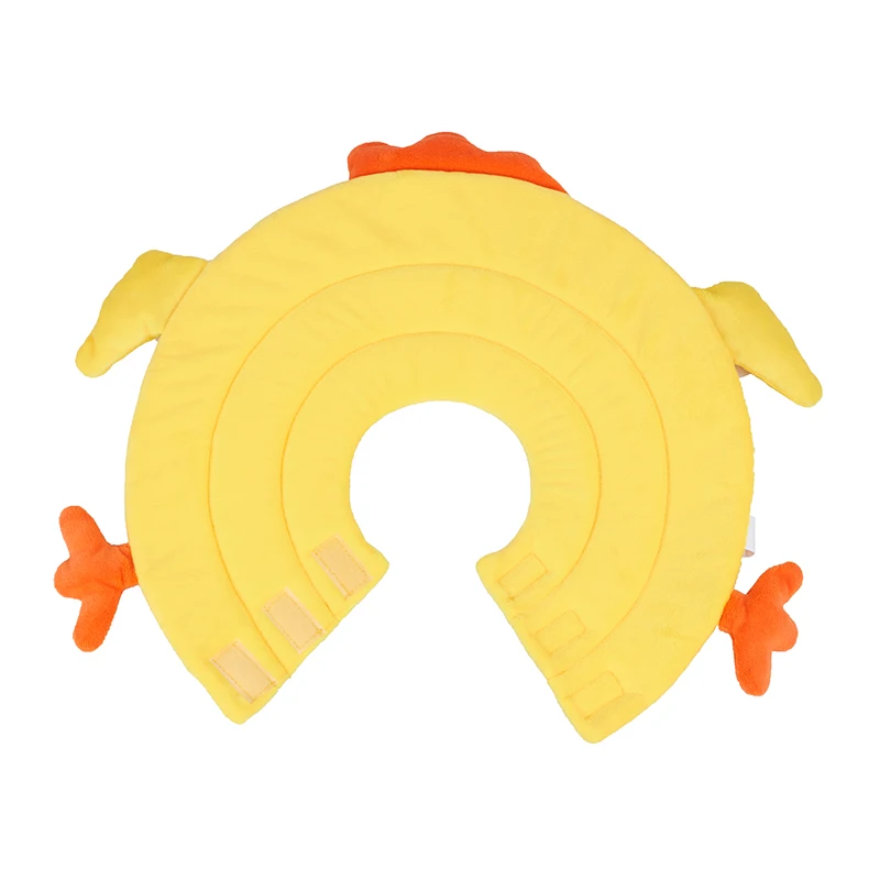 Милый Ошейник в форме курицы для питомцев елизабетский ошейник собак и кошек