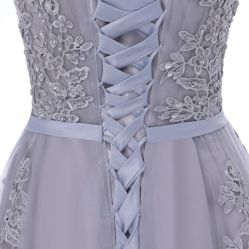 vestido de festa, милое кружевное длинное платье с v-образным вырезом, вечерние, сексуальные, с открытой спиной, с бисером, с жемчугом, Vestido