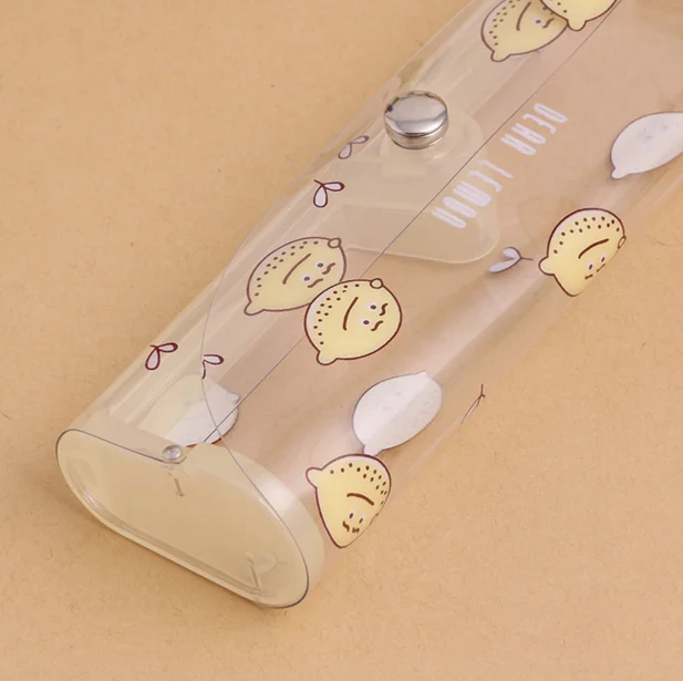1 шт./компл. Kawaii прозрачный Пластик мягкий глаз очки протектор чехол с металлическими кнопками солнцезащитные очки коробка