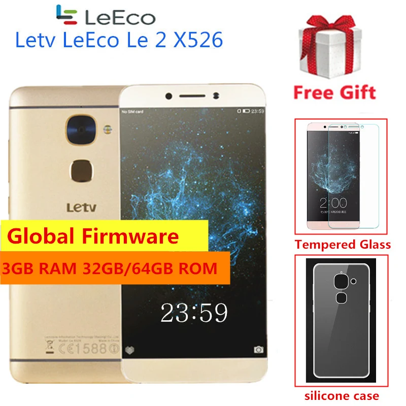 Смартфон LeEco Letv Le2 X526 X520 с глобальной прошивкой 5 дюймов Восьмиядерный процессор
