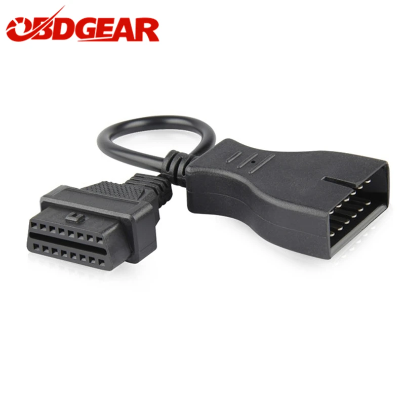 Хорошая цена для GM 12 Pin OBD2 разъем адаптера 16Pin диагностический 30 см удлинитель GM12 с