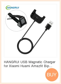 HANGRUI 20 мм для xiaomi huami Bip BIT PACE Lite Youth Smart Watch Band Заменить Металлический Ремешок Браслет для Huami Amazfit Bip Band