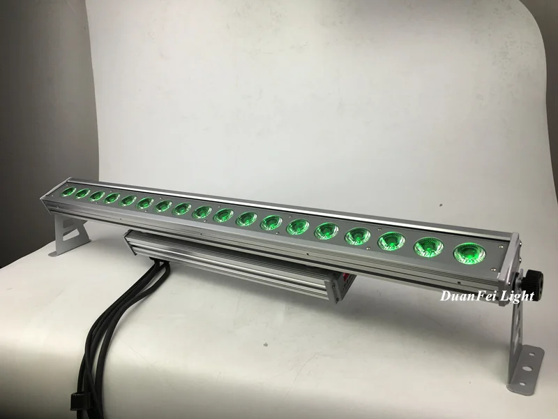 (Flightcase) 10 шт. светодиодный светильник для мытья RGBW 18x10 Вт Outdor настенный ip65 бар DMX lyre