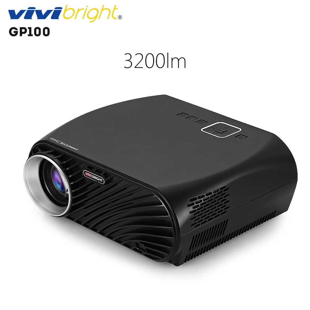 Оригинальный VIVIBRIGHT GP100 проектор Full HD 3200 люмен 1080 P WiFi светодио дный ЖК дисплей