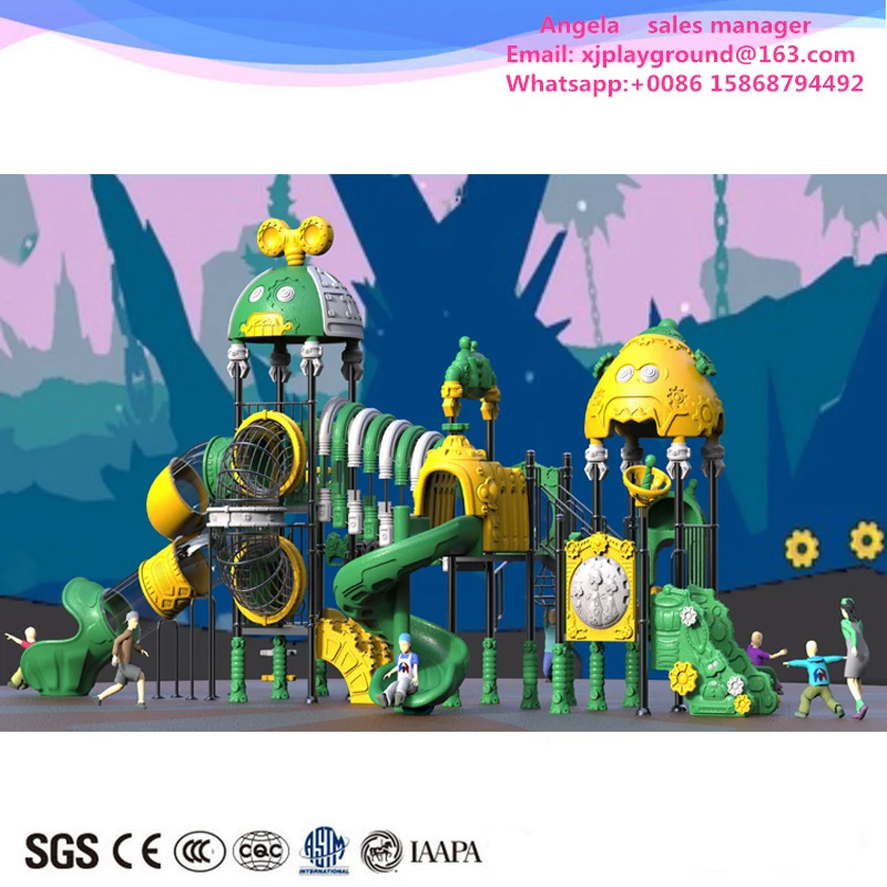 2017 новая серия LLDPE и оцинкованная труба оборудование для детской уличной игровой