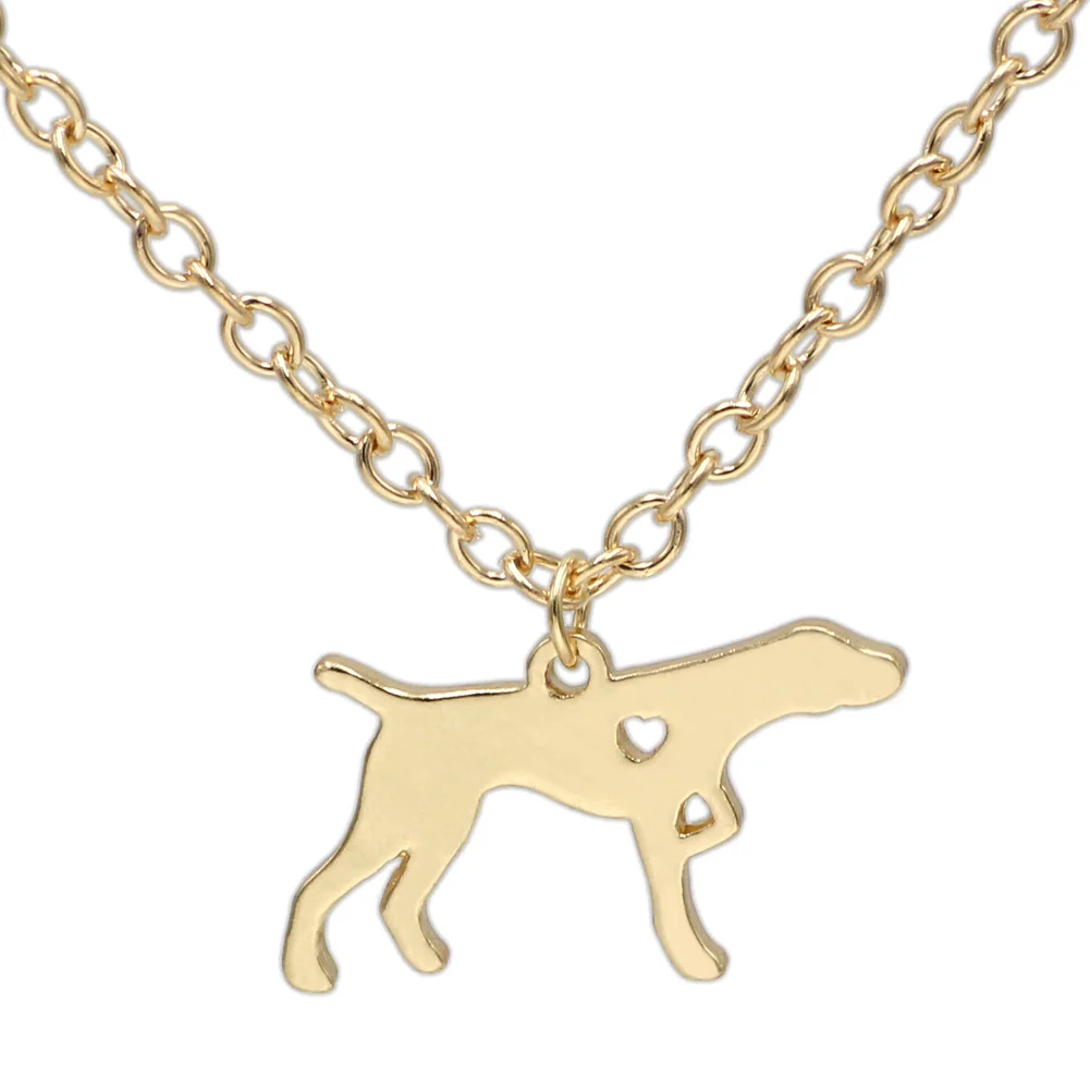 Пинкшер сердце кулон СОБАКА Мемориал ожерелья домашних животных и подвески
