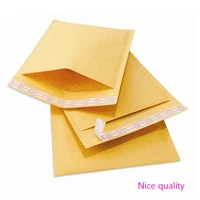 best price 50 pcslot strong self adhesive padded envelope shipping yellow post bag universal 120178 mm kraft bubble bag