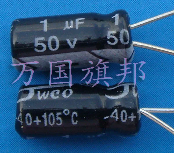 

Бесплатная доставка. Электролитические конденсаторы всех серий, 50 В, 1 мкФ Ф, 3 юаня, только 100