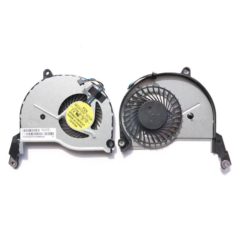 Новый вентилятор системы для HP Pavilion 15 n027se n029er n040us n270sa n290sa кулер процессора|cpu cooler