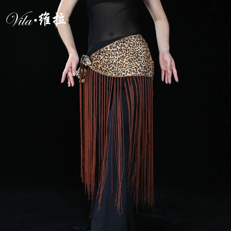 Женская индийская одежда для танца леопардовый дизайн набедренный шарф