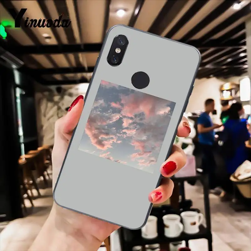 A2 Yinuoda сладкий небо розовый великое искусство узор печати эстетическое PhoneCase для XiaomiMi6 Mix2 Mix2S Note3 8 lite Redmi5 note5 Note4 4X - Цвет: A2
