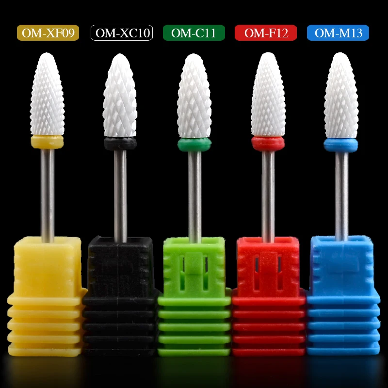 Высокое качество кукурузная Модель Керамический сверло для ногтей роторный