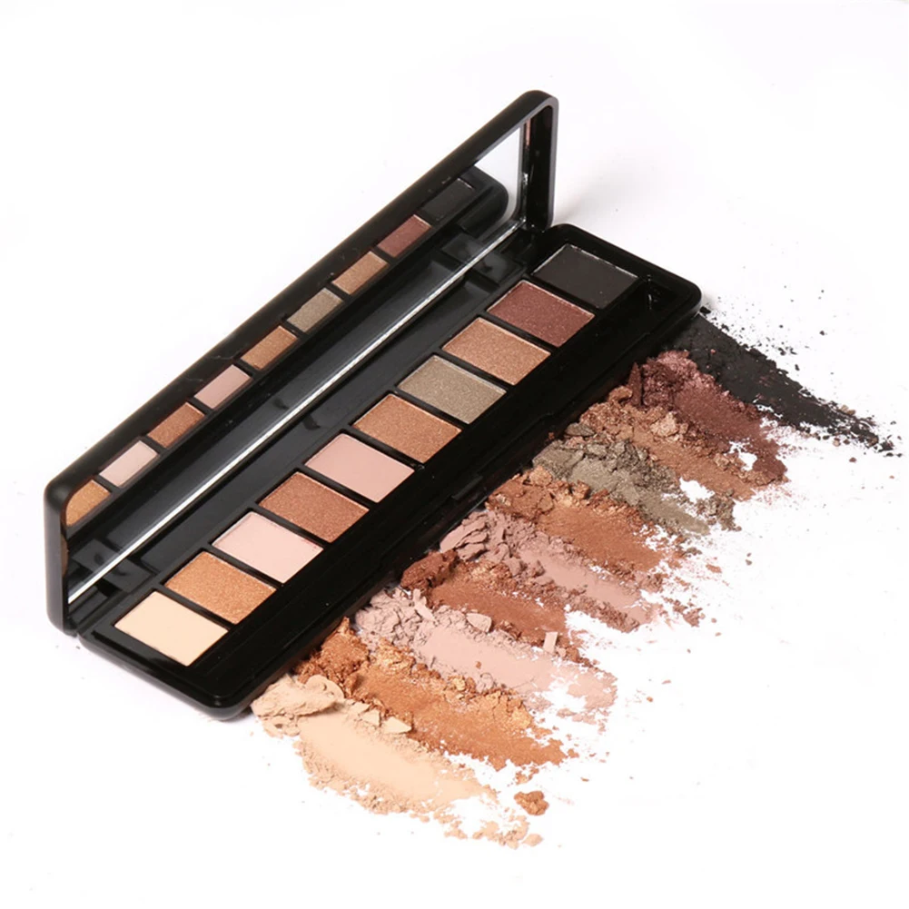 10 Цвета палитра теней Eye Shadow затенение пудра инструмент Косметическая|eyeshadow