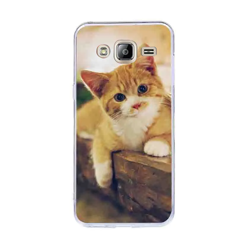 Сумка для samsung Galaxy J1 J3 J5 2016 J120F Чехол Мягкий ТПУ принципиально Coque чехол 6 |