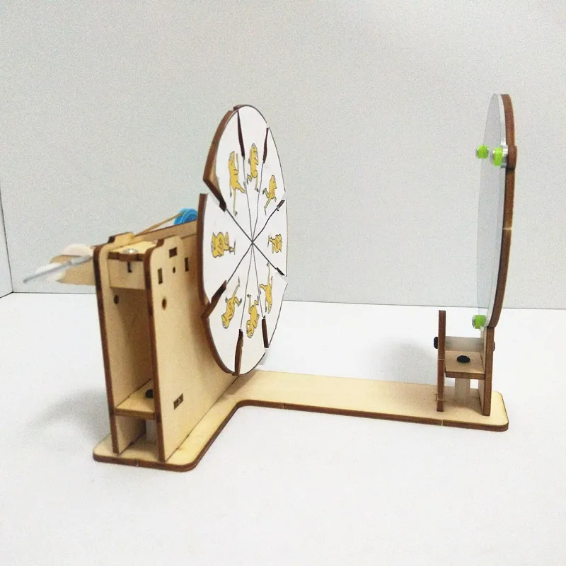 Хэппиксуан ДИЙ Картон Презентер Технология Изобретательство Наука Игрушки Дети Физика Оптические Эксперименты Наборы Школьный Проект Образование.