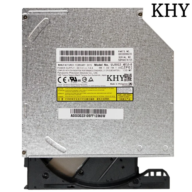 Новый оригинальный DVD DVDRW привод SATA 9 5 мм UJ8A2 UJ8B2 UJ8C2 UJ8DB UJ8E2 UJ8F2 UJ8G2 общий супер мульти