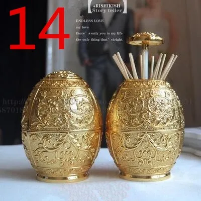 24 цвета Европейский держатель для зубочисток/автоматическая ручная резьба белая коробка для зубочисток/держатель для зубочисток KTV отель дом