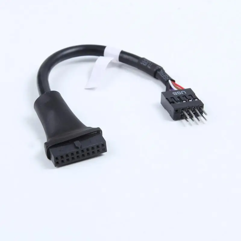 Удлинительный Кабель адаптер с разъемом USB 3 0 на 20 штырьков Мама 2 9 материнская