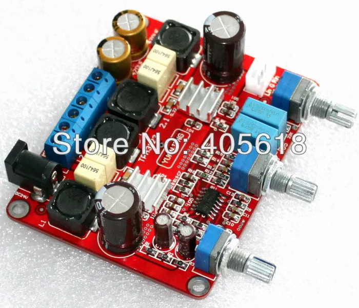 Собран Hi Fi TPA3123 усилитель платы 2 1 канала 25 Вт x2 + 50 сабвуфер|subwoofer 2.1|subwoofer ampsubwoofer 5 |