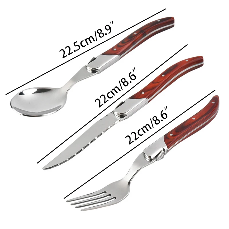 3 шт. столовые приборы из нержавеющей стали|Столовые сервизы| |
