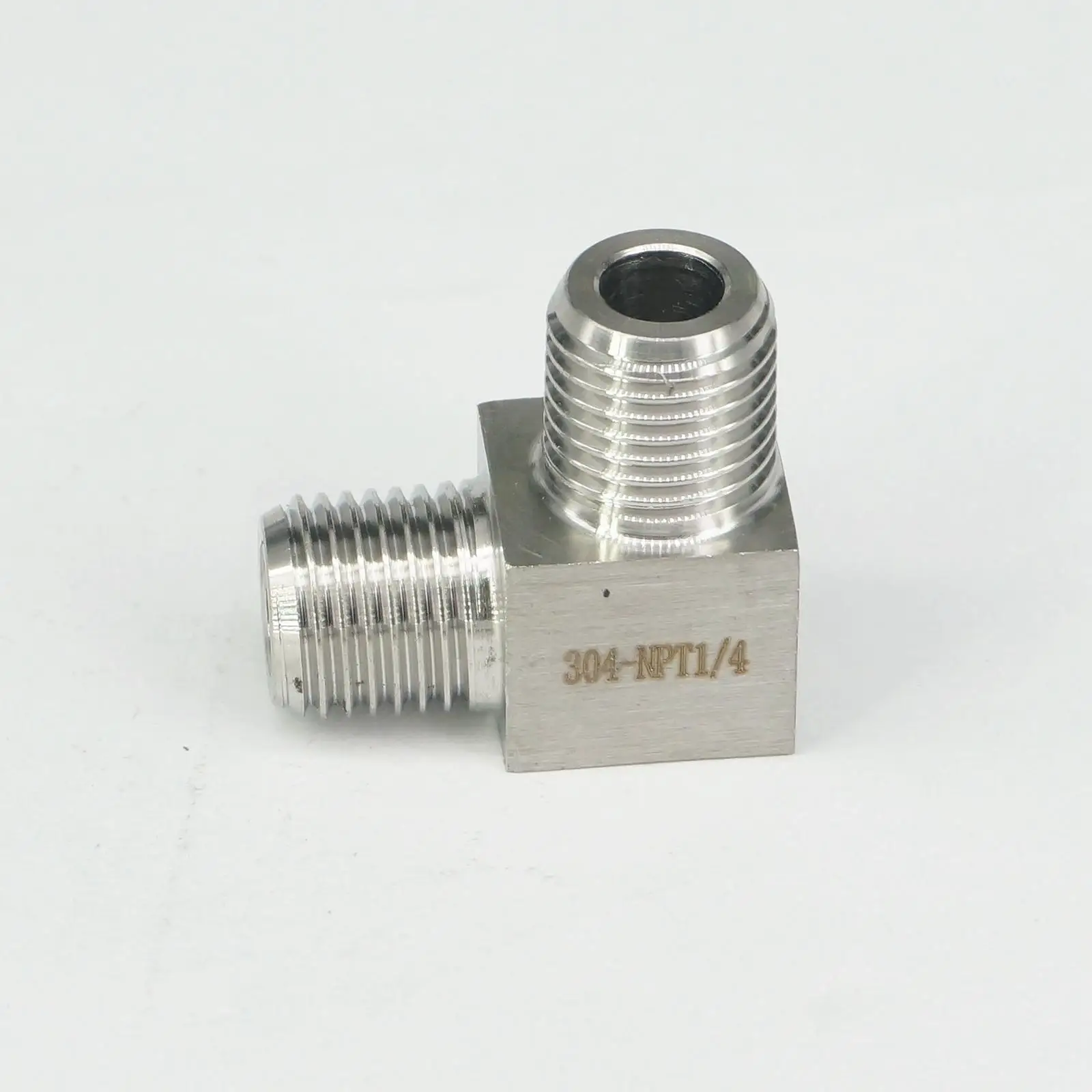1/4 &quotNPT Мужской колено трубы фитинг 304 Нержавеющая сталь Вода газ масло|elbow pipe