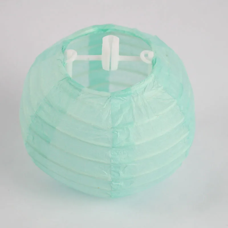 tiffanyblue Zilue 20 шт./лот 4 дюйма 10 см японская мини рисовая бумажная лампа фонарь шар Висячие Детские душевые Свадебные Lampion вечерние украшения - Цвет: tiffanyblue