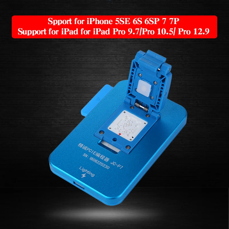 JC Pro1000S P7 HDD NAND программатор PCIE SN чтение запись ошибка модуль удаления для iPhone 7P 7 6SP