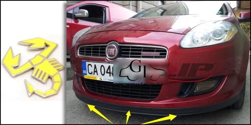 Бампер для губ Fiat Palio передний спойлер юбка TopGear Friends тюнинг вид/комплект