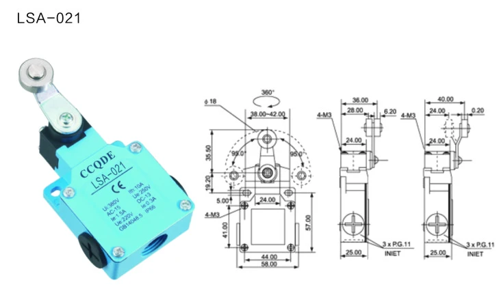 Концевой выключатель 10A LSA-001 LSA-003 LSA-012 LSA-021 LSA-031 LSA-081 мгновенного действия