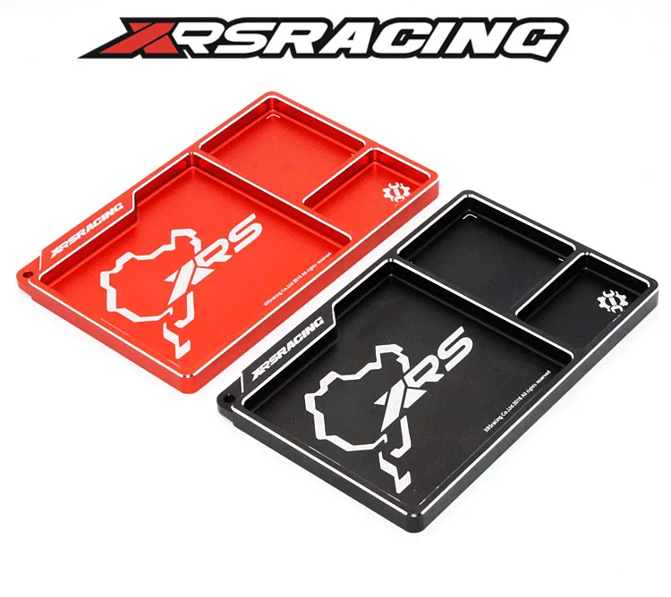Xrsracing трек пластина для рабочего стола винт для хранения пластина алюминиевая пластина части коробки 160*100*10 мм 1/10 1/8 rc автомобиль