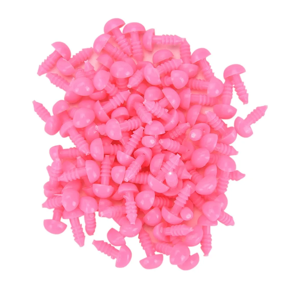 100PCS/Set Plastic Bear Nose Multi-colored 0.7cm * 0.9cm Doll Toy Accessories Noses For Crafts | Игрушки и хобби