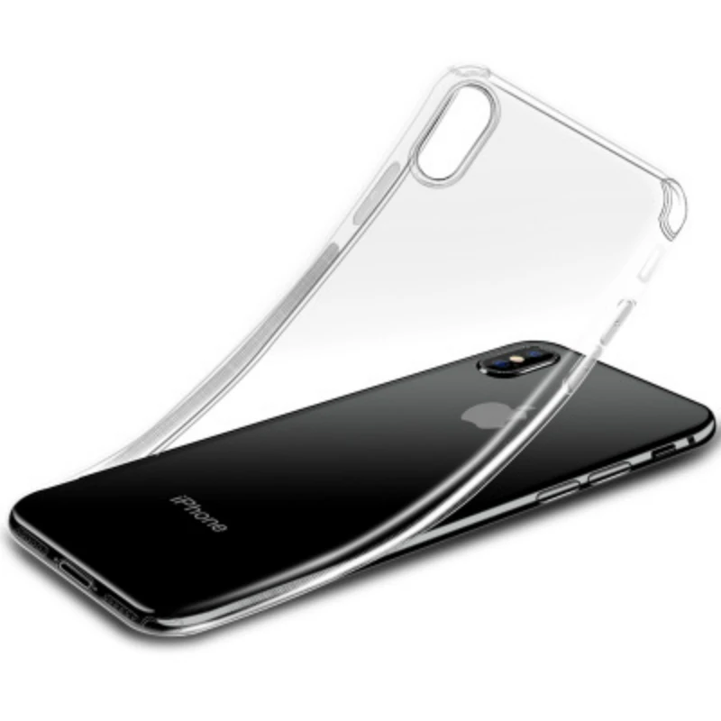 Мягкий ТПУ чехол для телефона iPhone 6 Plus кристально чистый силиконовый XR XS Max X 68 7 5 5S