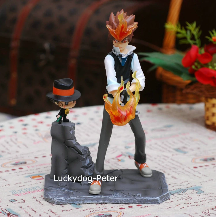 Игрушка-фигурка Hitman Reborn 1/8 масштаб окрашенная фигурка Милая Tsuna & Sawada Tsunayoshi куклы
