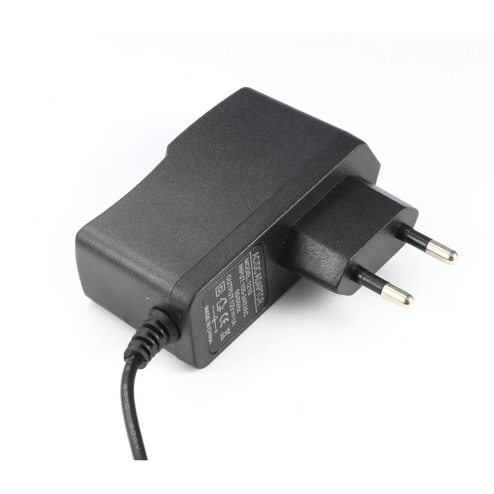 Onleny AC DC адаптер DC 12 В 1A AC 100-240 В адаптер конвертер зарядное устройство питание ЕС вилка черный